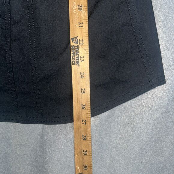 Scrubstar Ultimate Scrub Top Womens XS Black Medical Nurse Clinic Shirt - Picture 6 of 7